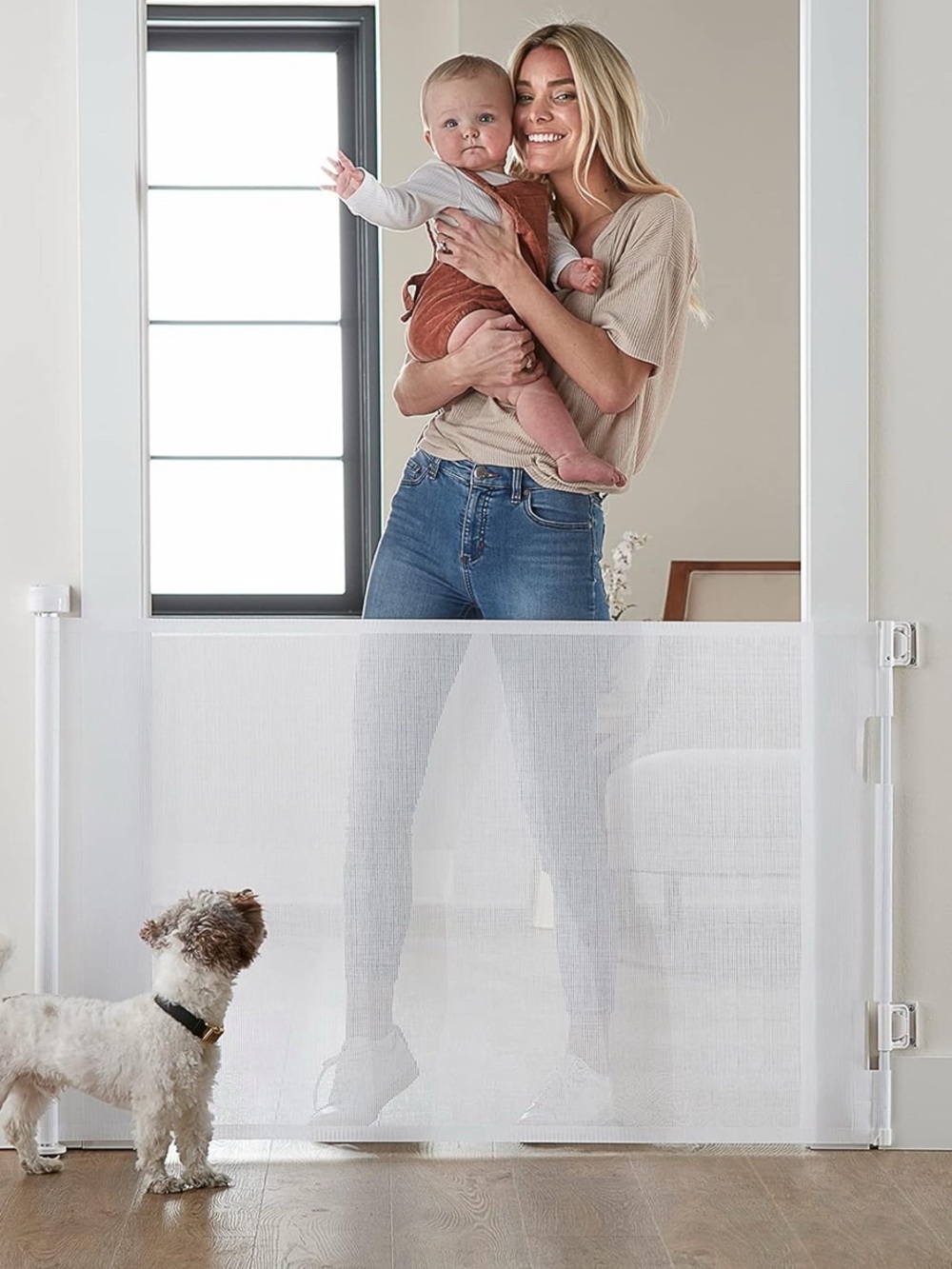 CUMBOR Retractable Baby Safety Gate 29.5-46